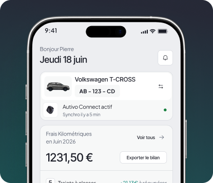 Application AUTYVO sur smartphone