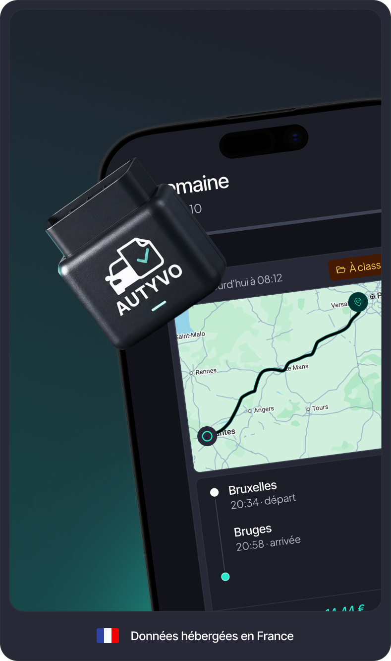 Application Autyvo — suivi de trajets et boîtier OBD2